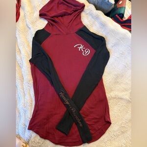Harley-Davidson Maroon and Black Hoodie
